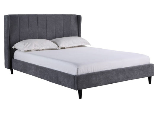 Amelia 4ft 6 (Standard Double) Dark Grey Bedframe by Wholesale Beds