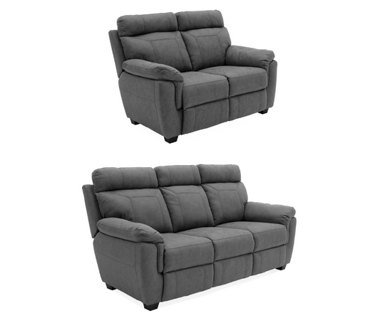 Baxter 3+2 Sofa Set in Grey by Vida Living