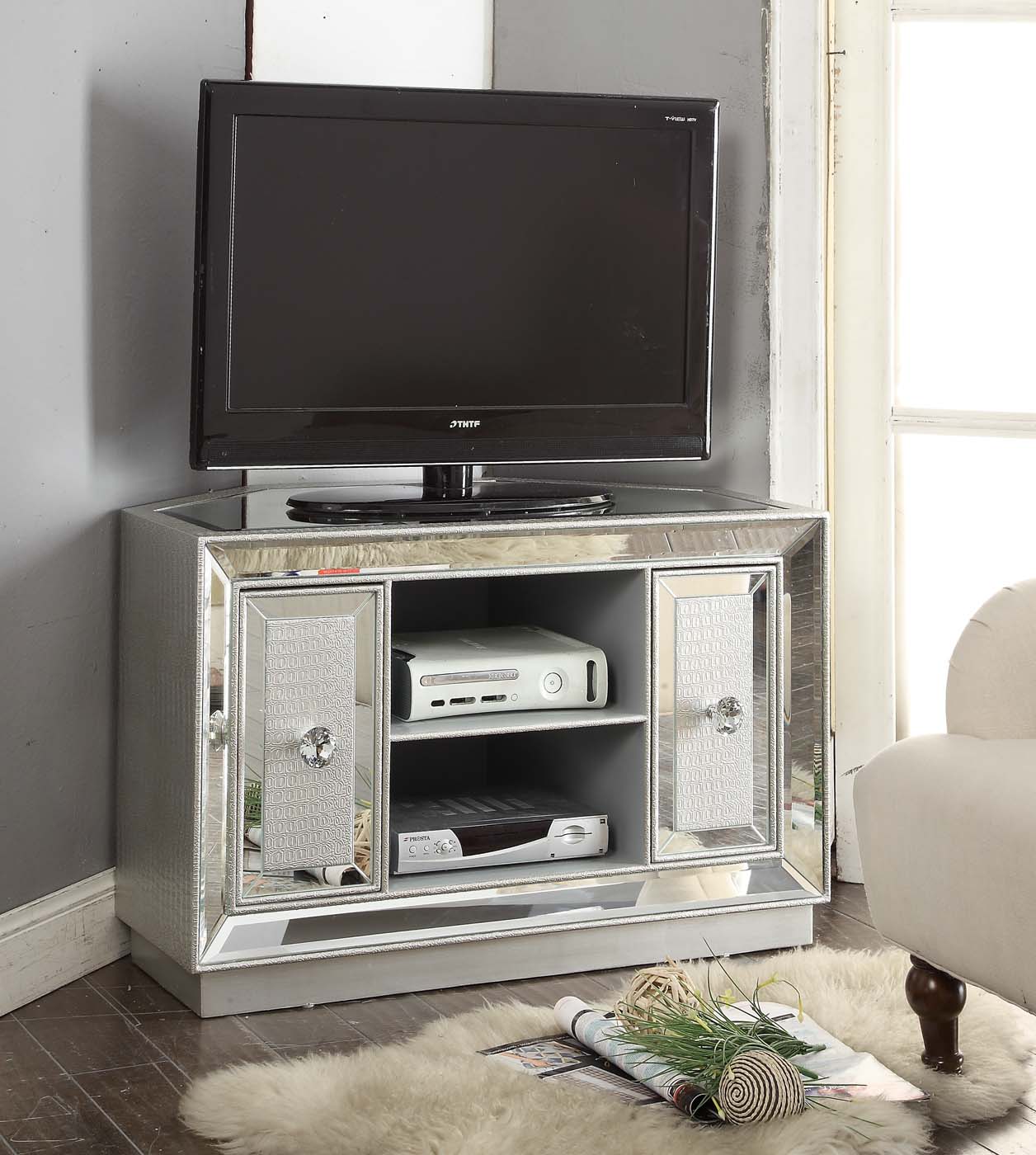 Mirrored tv unit very hotsell