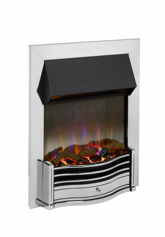Dumfries Chrome Effect Electric Fire by Dimplex