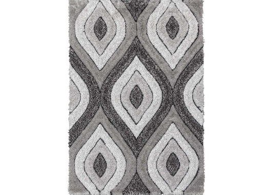 Luxus Teardrop Grey Rug Range by Floor Trends