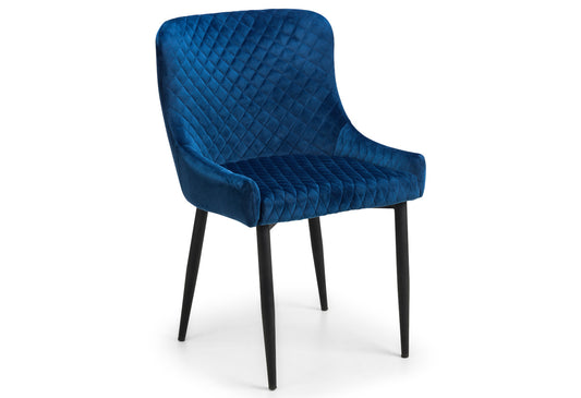 Luxe Velvet Dining Chair Range by Julian Bowen