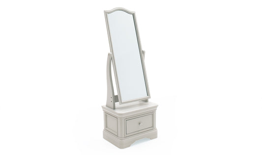 Mabel Cheval Mirror in Taupe by Vida Living