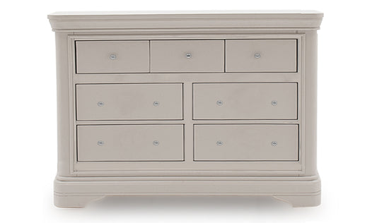 Mabel 7 Drawer Dressing Chest in Taupe by Vida Living