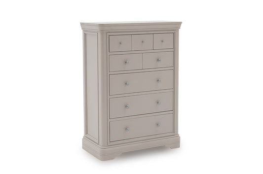 Mabel 8 Drawer Tall Chest in Taupe by Vida Living