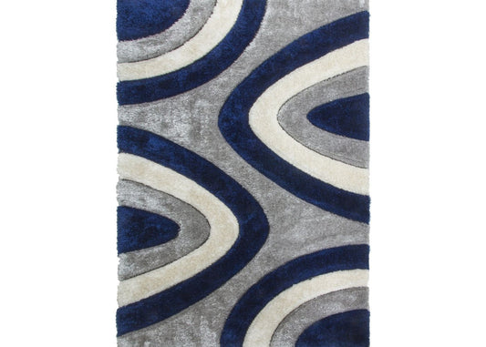 Luxus Ripple Navy Rug Range by Floor Trends