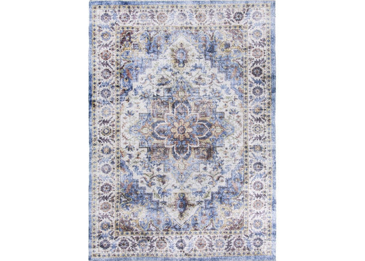 Modena Blue Cream Vita Rug Range by Home Trends