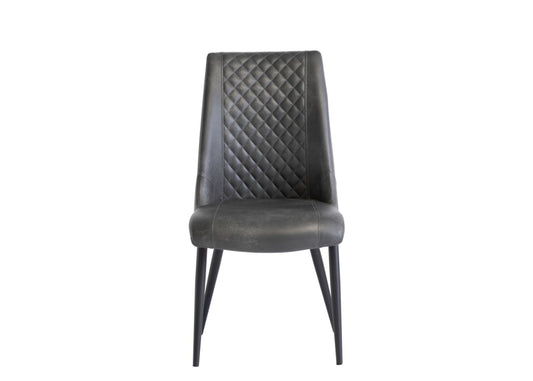 Adrano Grey PU Dining Chair