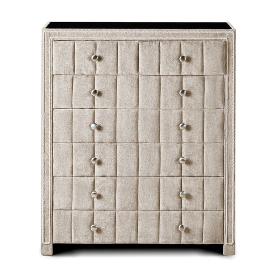 Amelia Beige 6 Drawer Chest by Honey B