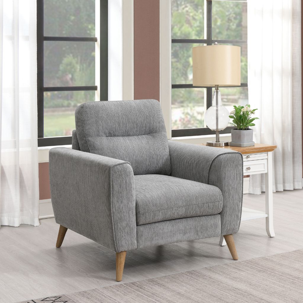 Anderson Grey 1 Seater Sofa