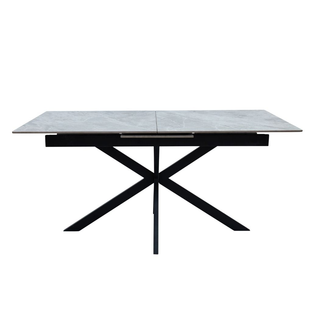 Table Arezzo Rond Arezzo 1.6m Italy Grey Extending Dining Table