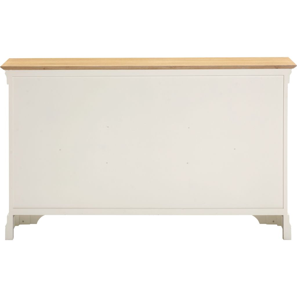 Bordeaux Ivory 2 Door 3 Drawer Sideboard Back