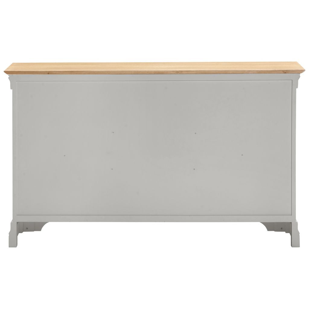 Bordeaux Pebble Grey 2 Door 3 Sideboard Back