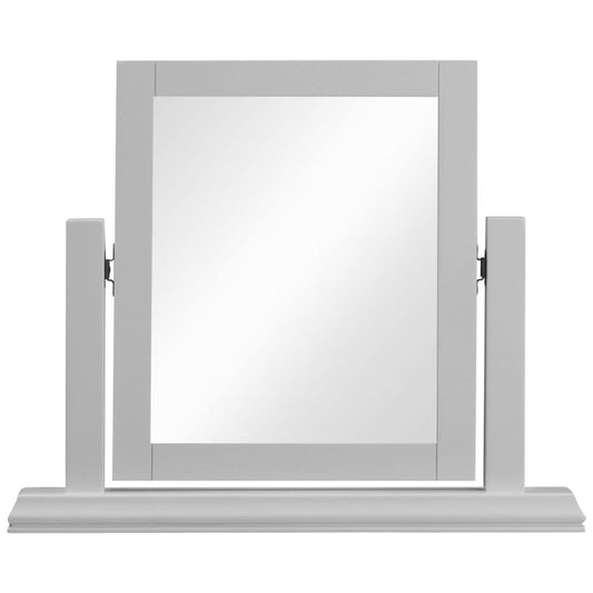 Bordeaux Pebble Grey Dressing Table Mirror by Wholesale