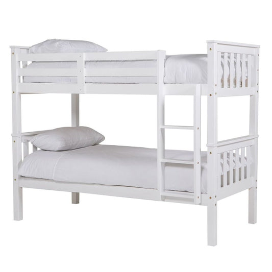 Bronson 3ft Bunk Bed in White