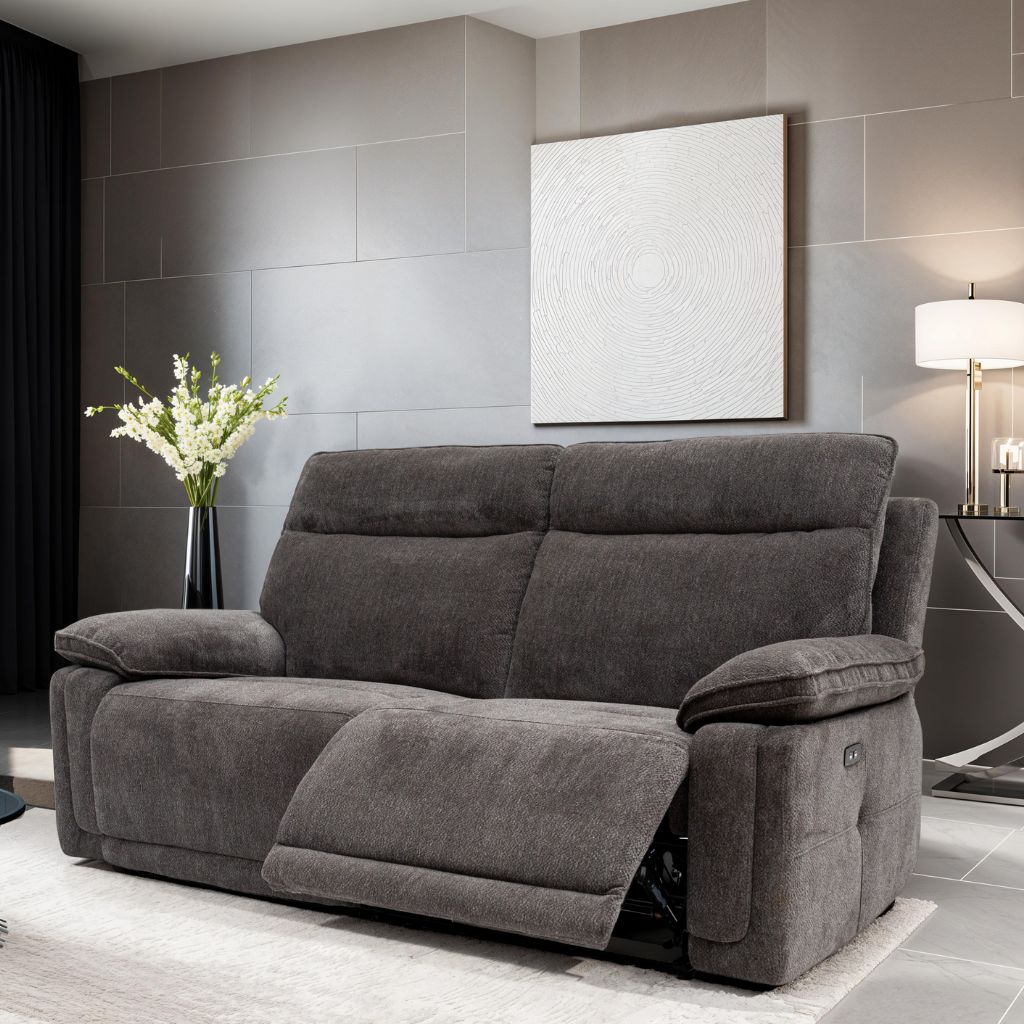 Cadeoh Cadeo Charcoal Electric Reclining Sofa Range