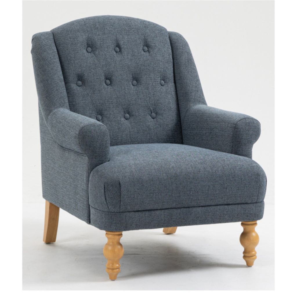 Charlotte Ocean Accent Chair Angle