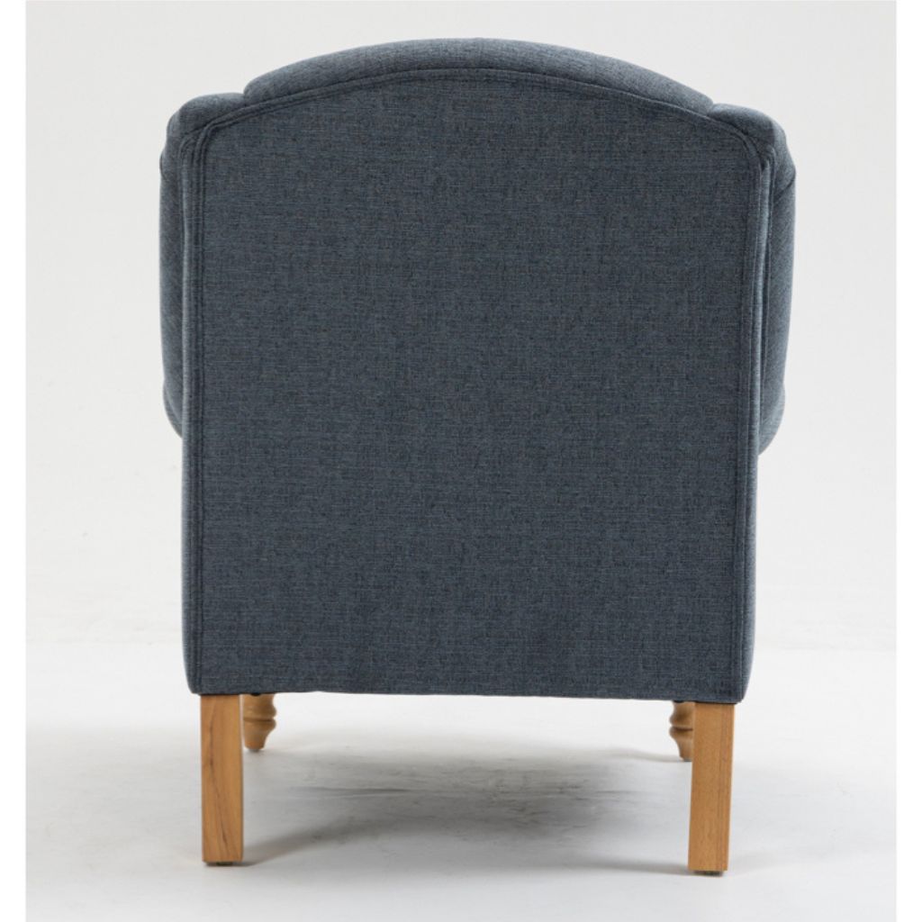 Charlotte Ocean Accent Chair Back