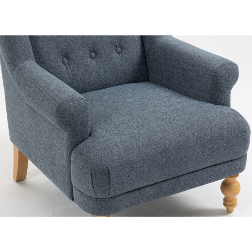 Charlotte Ocean Accent Chair Edge