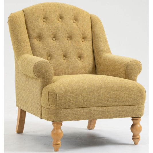 Charlotte Sand Accent Chair Angle