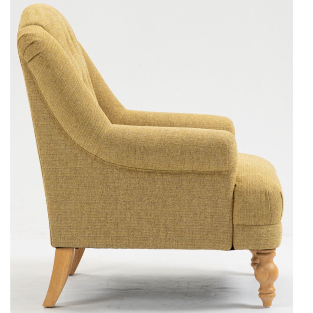 Charlotte Sand Accent Chair Side