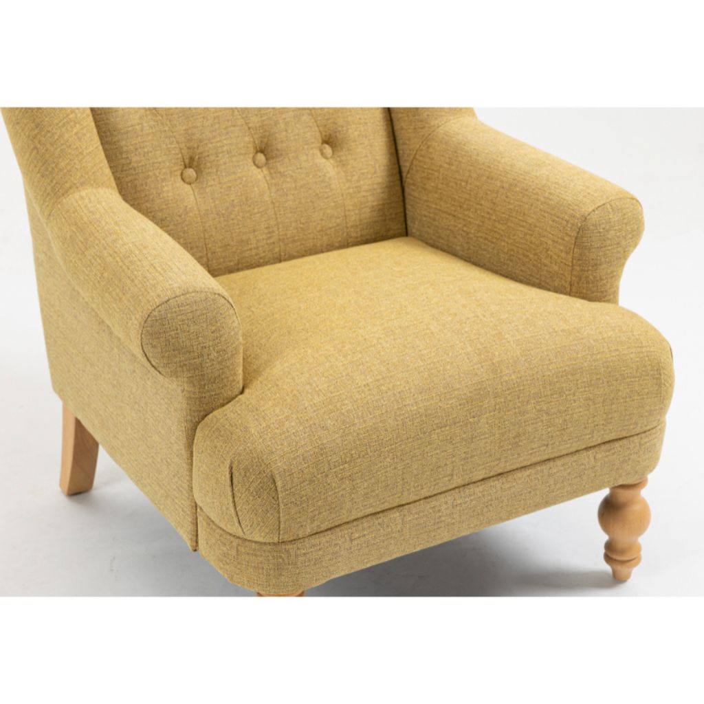 Charlotte Sand Accent Chair Edge