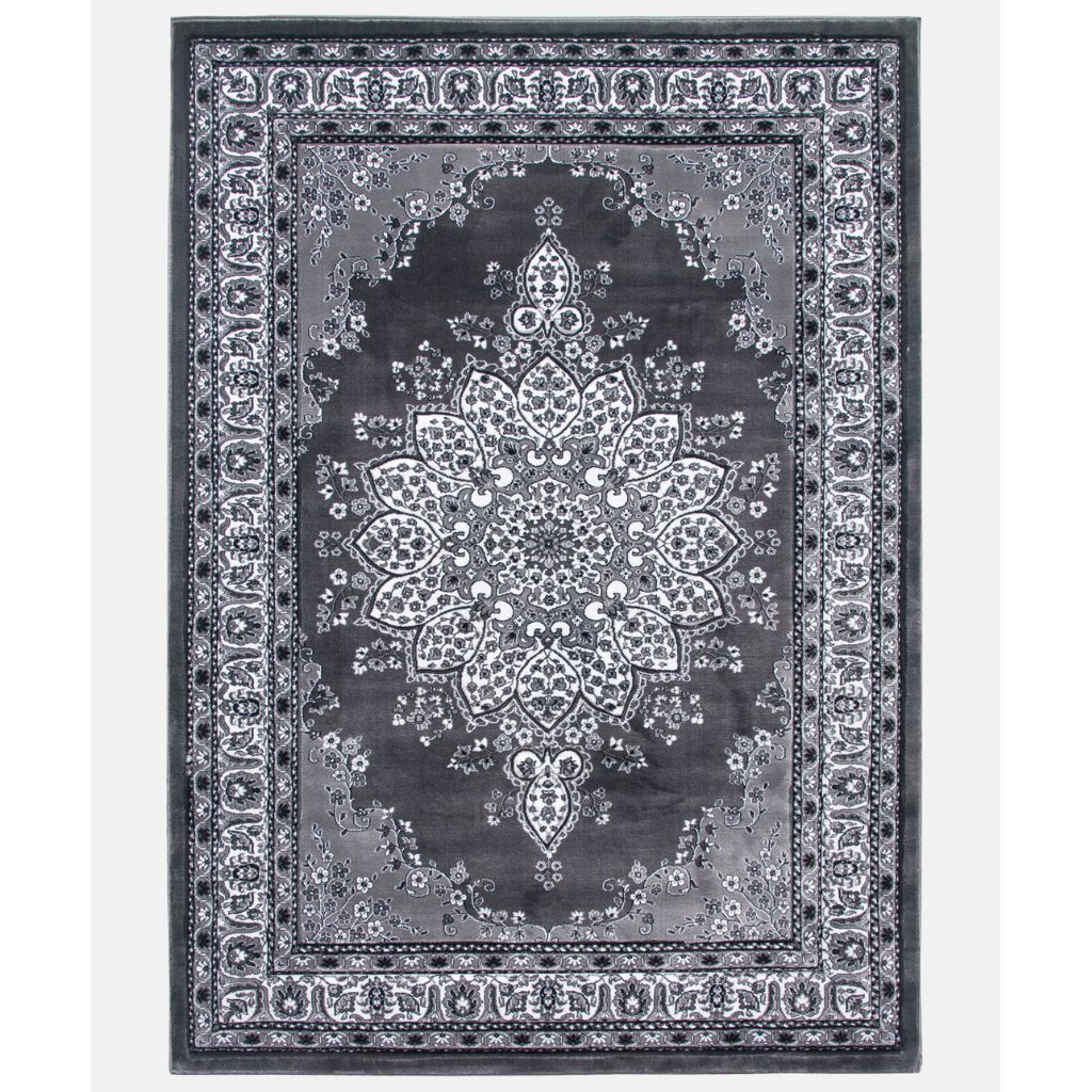 Classique Medallion Grey Rug Range by Floor Trends