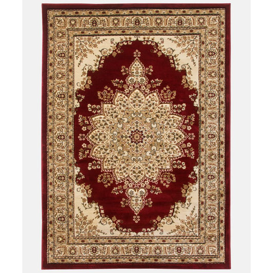 Classique Medallion Red Rug Range by Floor Trends