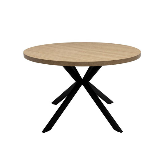 Delta 1.2m Round Oak Dining Table