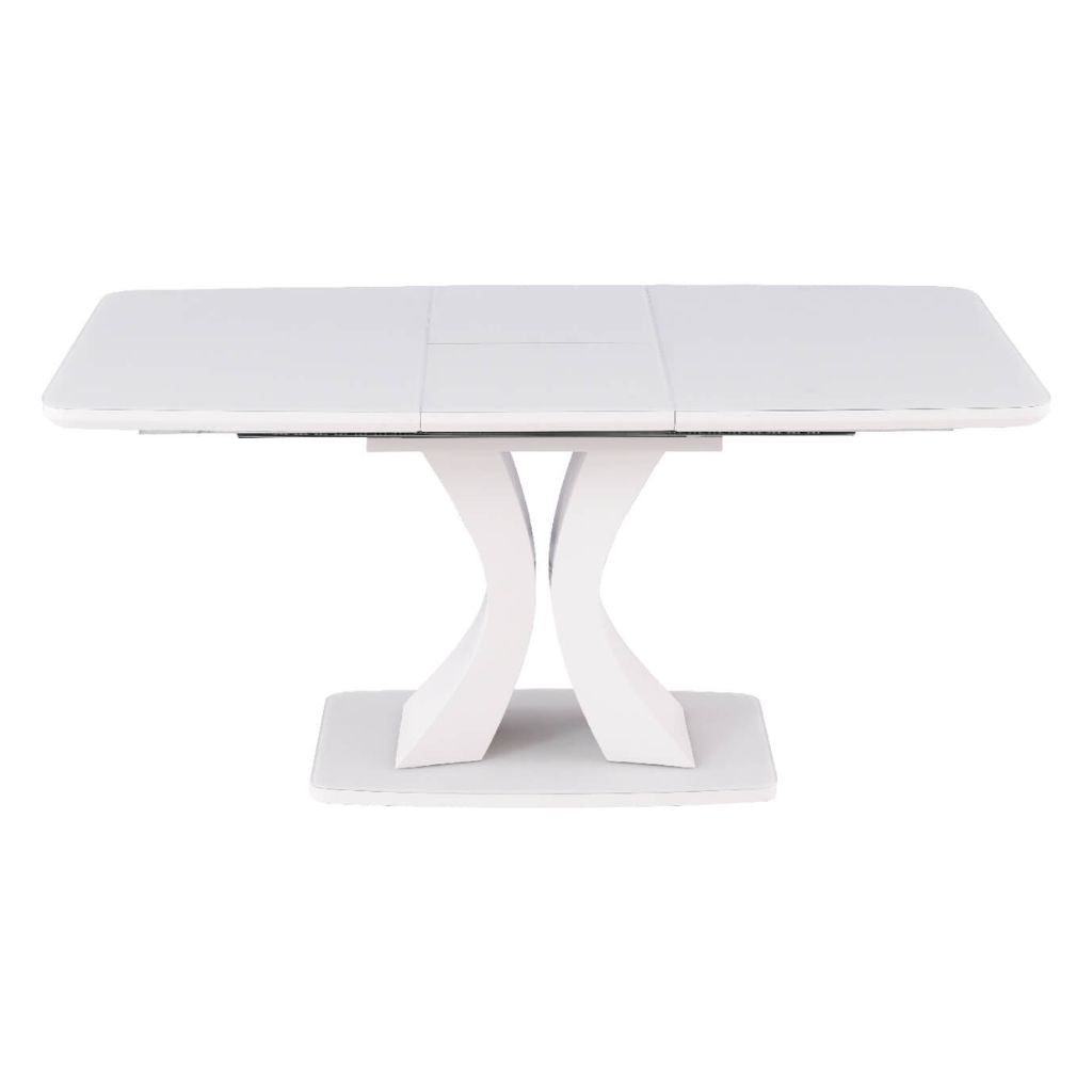 Daiva 1.2m Extending Greige Dining Table Front