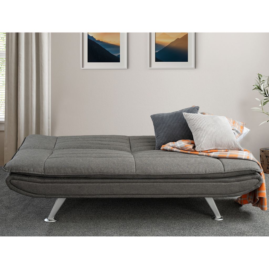 Denver Grey Sofabed Open