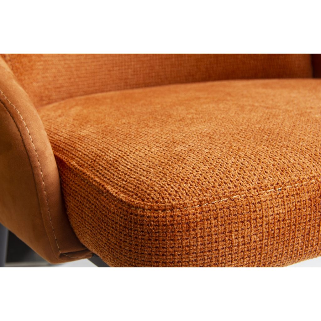 Diego Pumpkin Dining Chair Seat