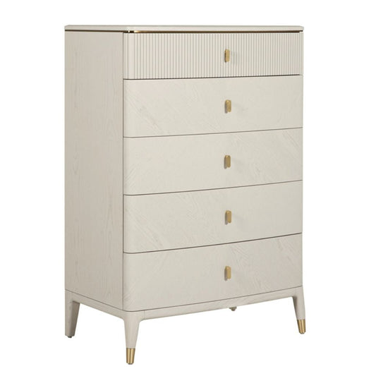 Diletta Stone 5 Drawer Tall Chest