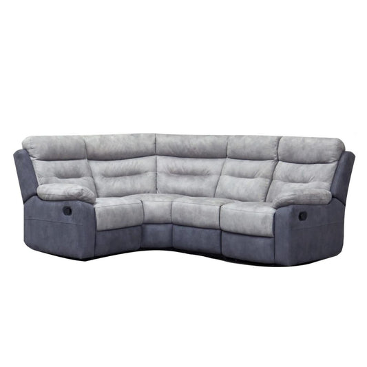 Dillon Smoke Grey Corner Sofa by Sofahouse (Customizable)