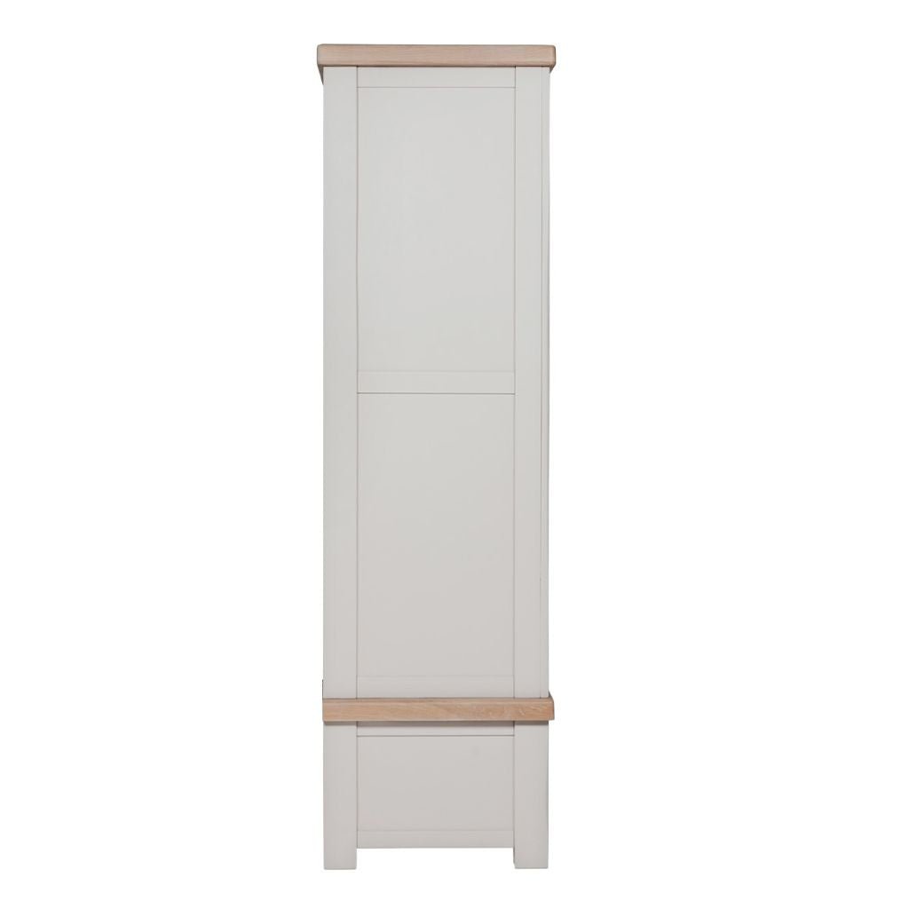 Doune Taupe 3 Door Wardrobe Side