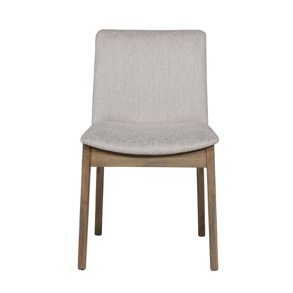 Pair of Falun Natural Dining Chairs by Vida Living Front