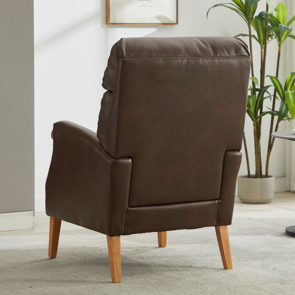 back of fireside chair