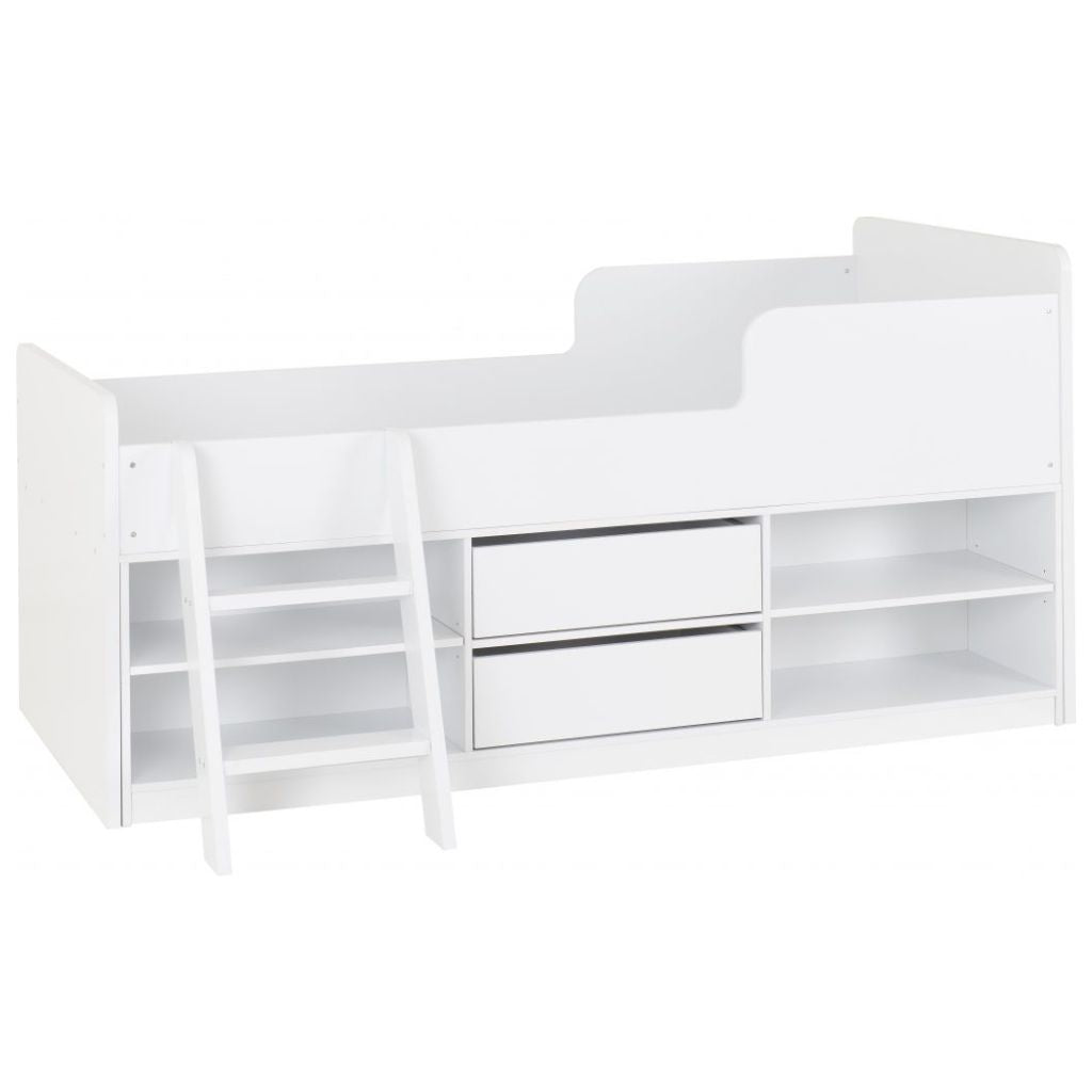 Felix White Children's Low Sleeper Bed