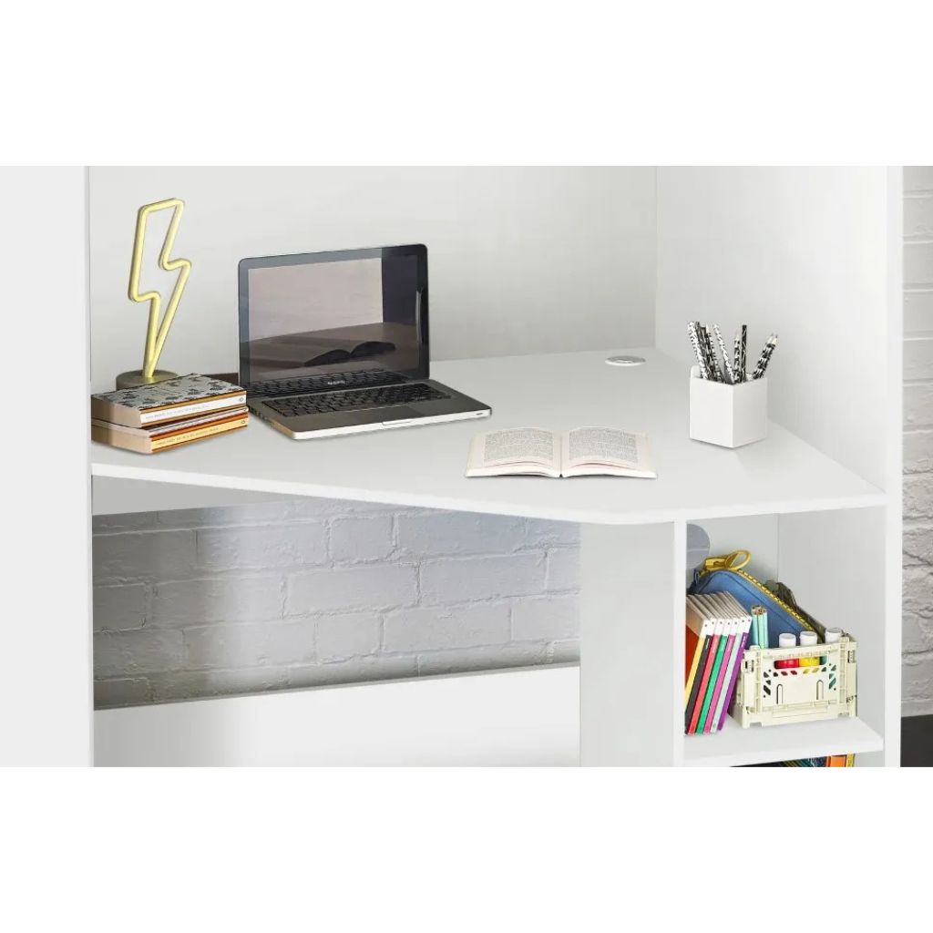 Hercules White Highsleeper Desk