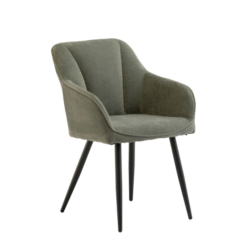 Hugli Green Dining Chair