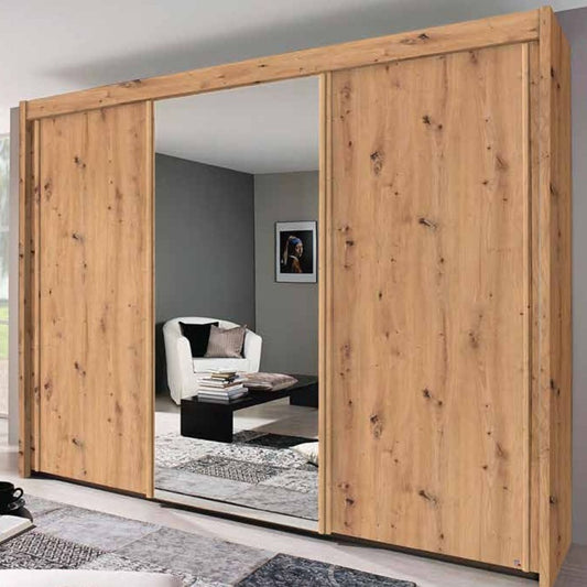 Imperial Artisan Oak 3 Door Sliding Wardrobe