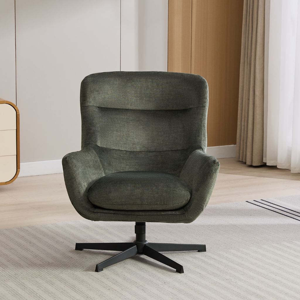 Isla Winter Moss Swivel Chair 