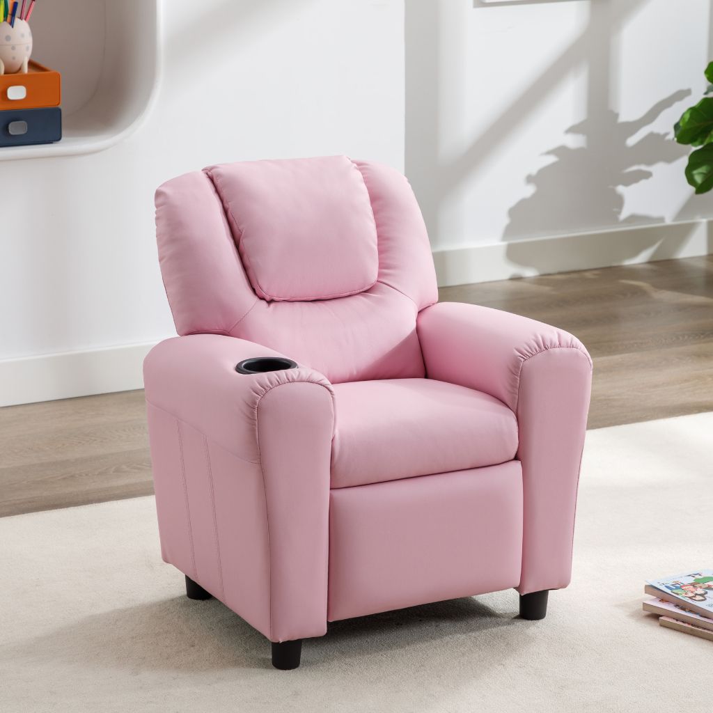 Pink Recliner for Kids