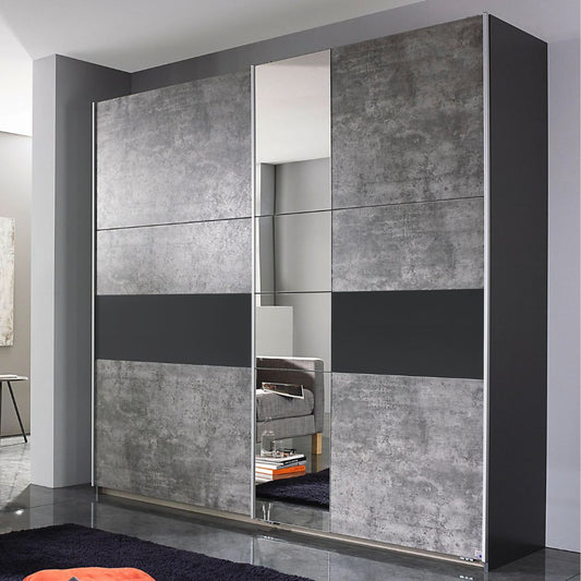 Korbach 218cm Sliding Wardrobe Range by Rauch