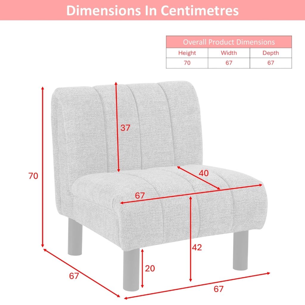 exact dimensions of the lily accent chair