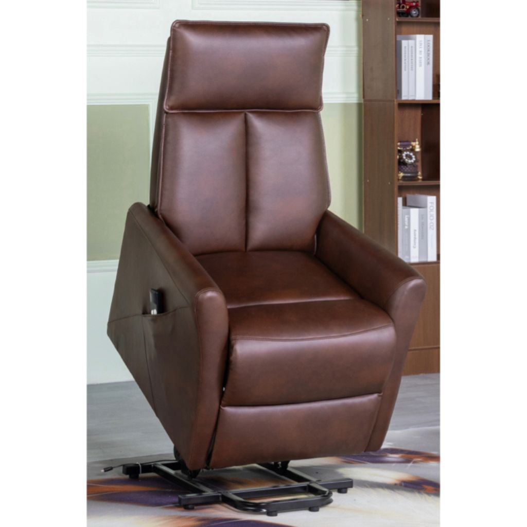 Lomond Tan Electric Lift and Tilt Recliner