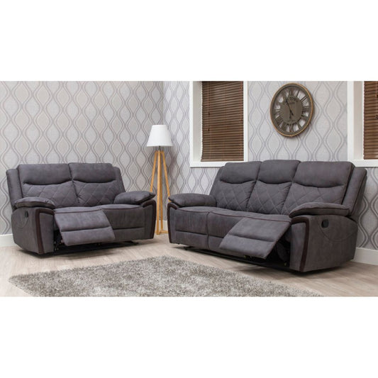 Lynx Charcoal 3+2 Sofa Set by Sofahouse