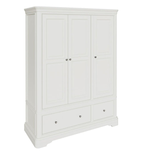 Mabel Bone 3 Door Wardrobe