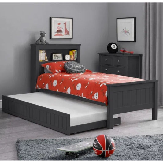 Maine Bookcase Bedframe with Underbed Range by Julian Bowen