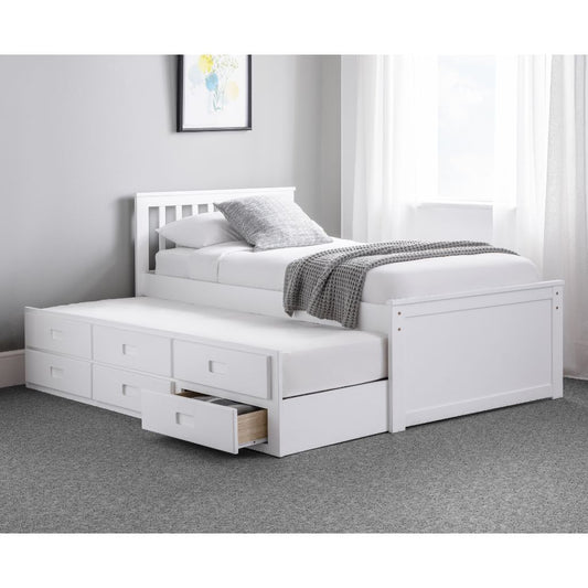 Maisie Captains Bed with Underbed & Drawers by Julian Bowen